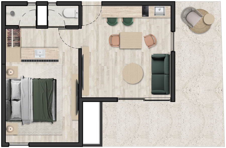 Plano de Departamento 1R C