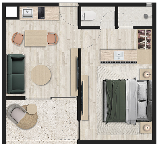 Plano de Departamento 1R D