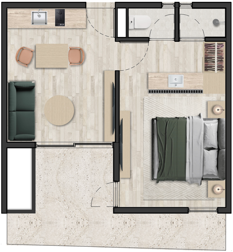Plano de Departamento 1R D2
