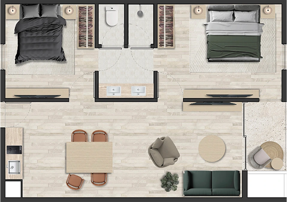 Plano de Departamento 2R C